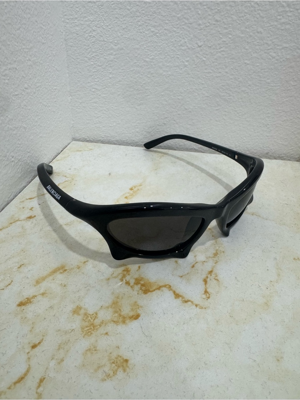 Balenciaga Glossy Black Frame Sunglasses